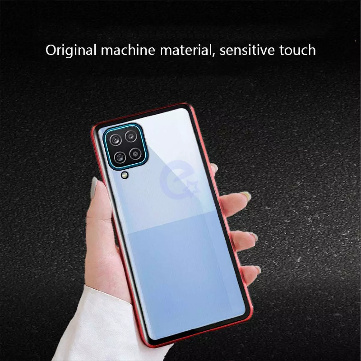 Чехол бампер для Samsung Galaxy M53 Anomaly Magnetic 360 With Glass Red (Красный)