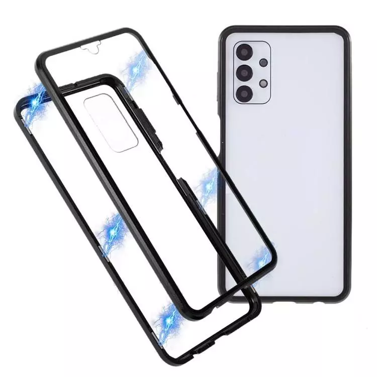 Чохол бампер для OnePlus 9 (IN/CN) Anomaly Magnetic 360 With Glass Black (Чорний)