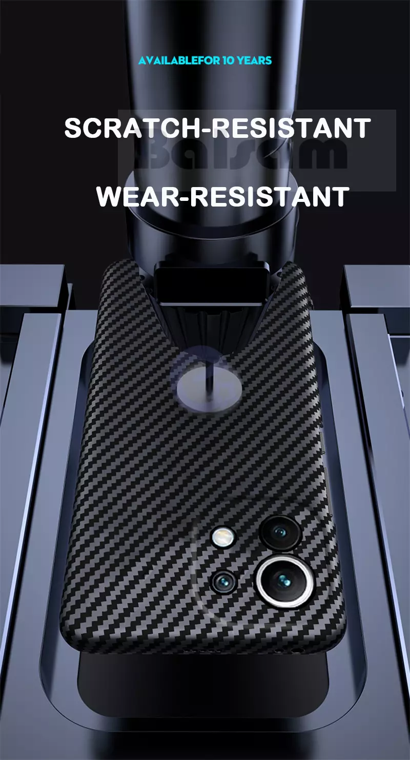 Ультратонкий чохол бампер для Xiaomi Mi 11 Lite / 11 Lite 5G NE Anomaly PC Carbon Blue (Синій)