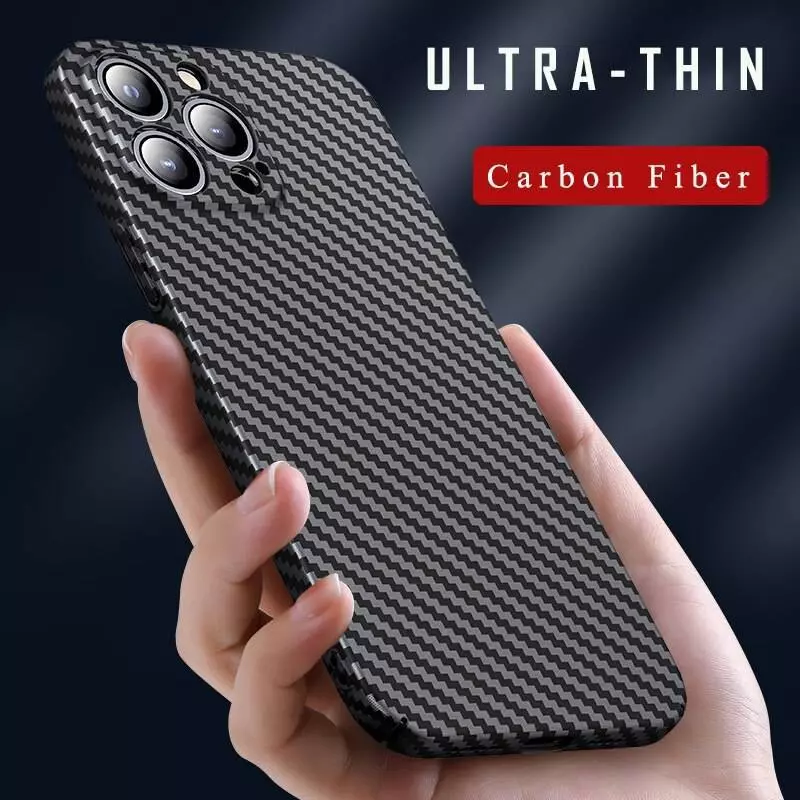 Ультратонкий чохол бампер для iPhone 14 Pro Max Anomaly PC Carbon Blue (Синій)