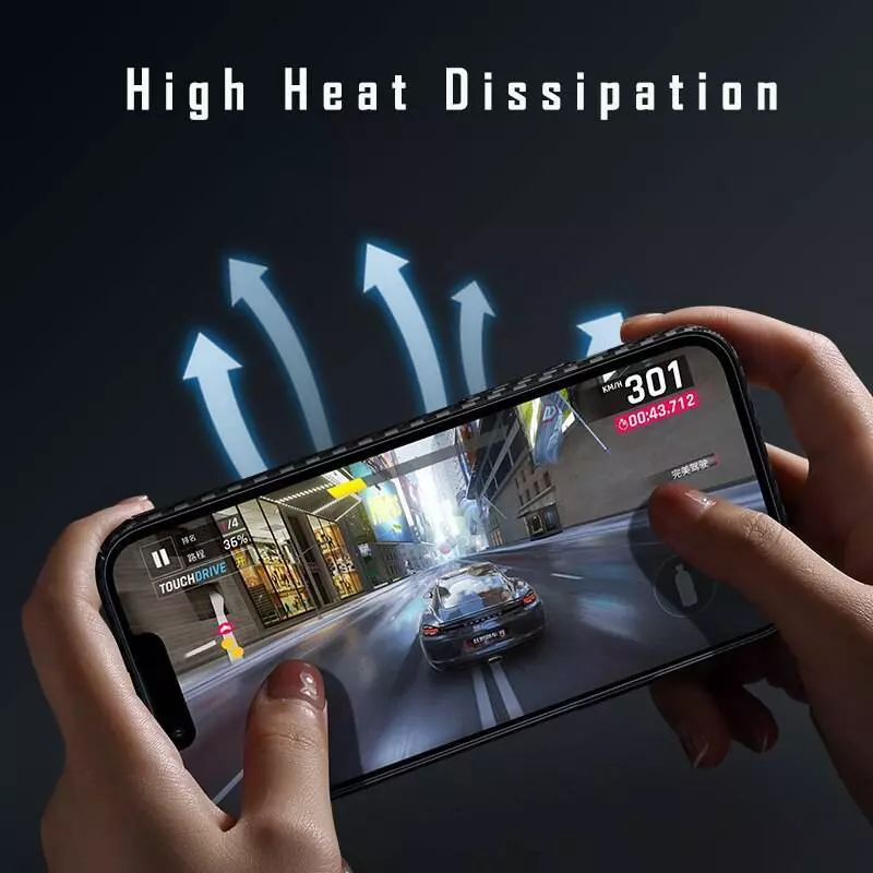Ультратонкий чохол бампер для iPhone 14 Pro Max Anomaly PC Carbon Blue (Синій)
