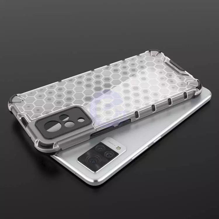 Противоударный чехол бампер для Vivo X60 Pro Anomaly Plasma Green (Зеленый)