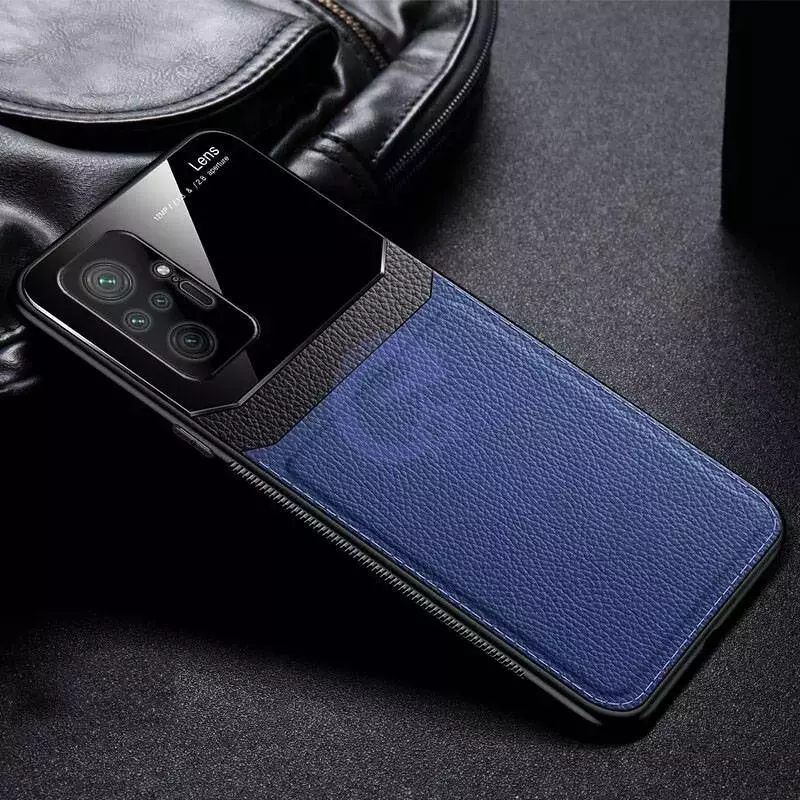 Чехол бампер для Xiaomi Poco M5 Anomaly Plexiglass Blue (Синий)