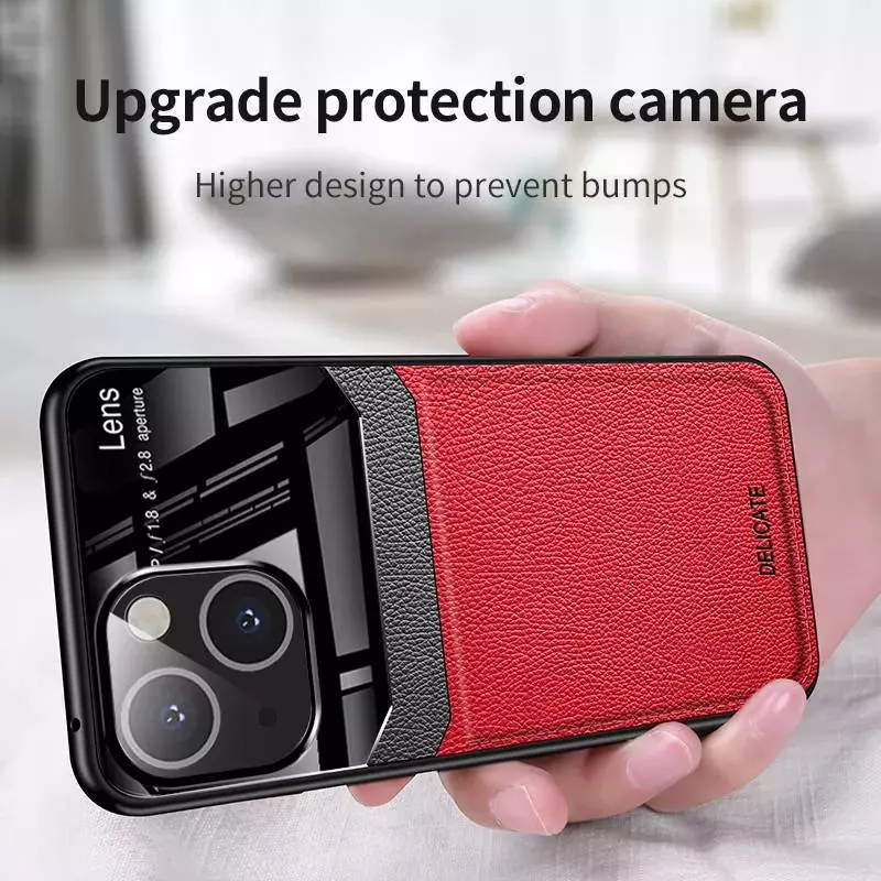 Чехол бампер для iPhone 14 Anomaly Plexiglass Red (Красный)