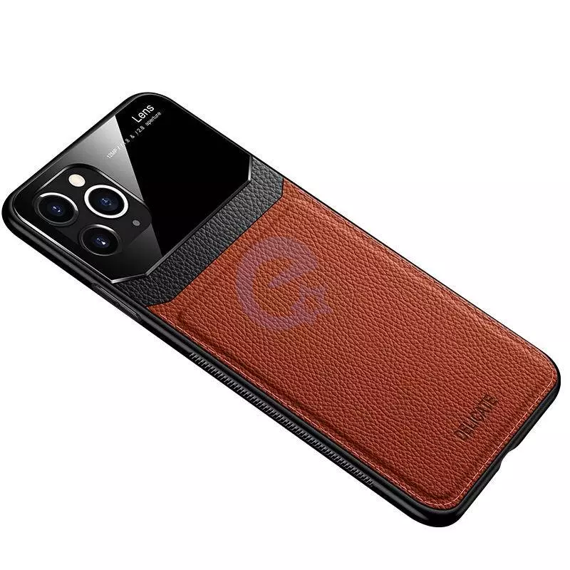 Чехол бампер для iPhone 14 Pro Max Anomaly Plexiglass Brown (Коричневый)