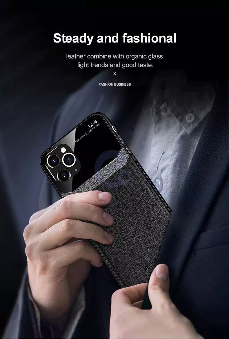 Чехол бампер для iPhone 14 Pro Max Anomaly Plexiglass Black (Черный)