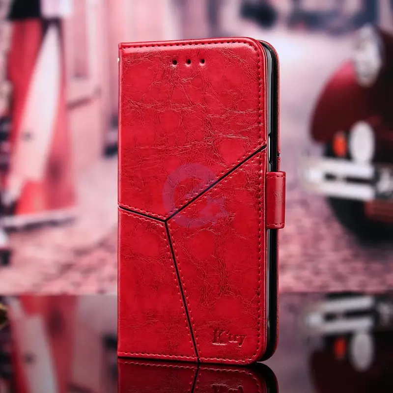 Премиальный чехол книжка для Samsung Galaxy M33 Anomaly K&#039;try Premium Red (Красный)