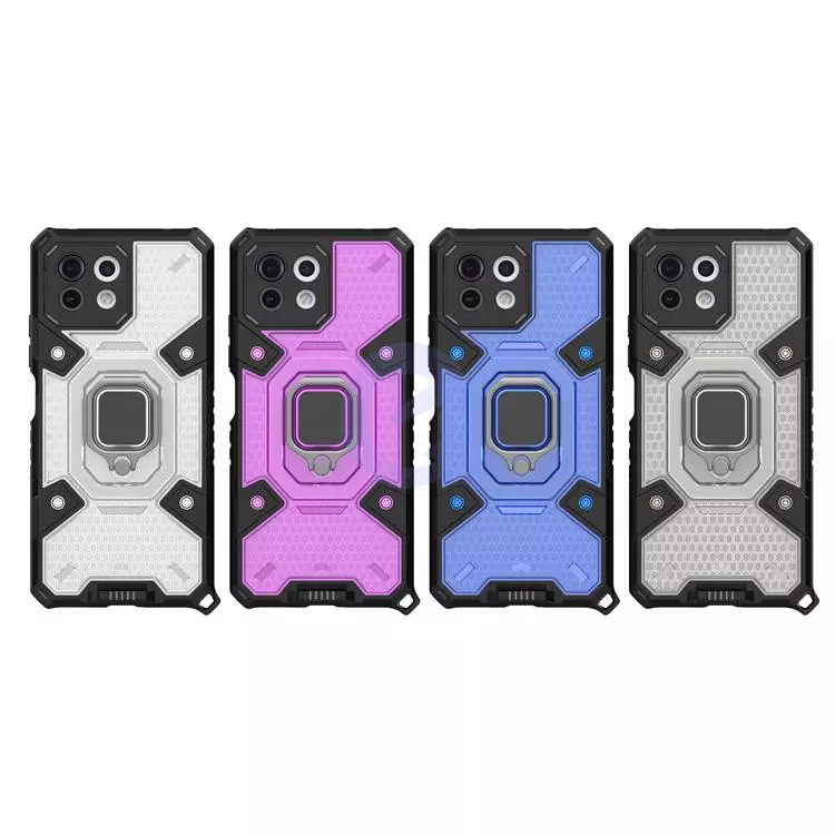 Чохол бампер для Xiaomi Mi 11 Lite / 11 Lite 5G NE Anomaly Ring Hybrid Grey (Сірий)