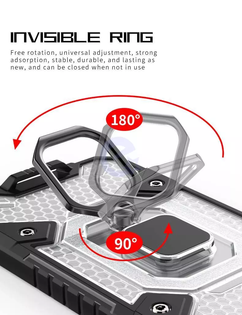 Чехол бампер для Xiaomi Redmi 9A Anomaly Ring Hybrid Clear (Прозрачный)