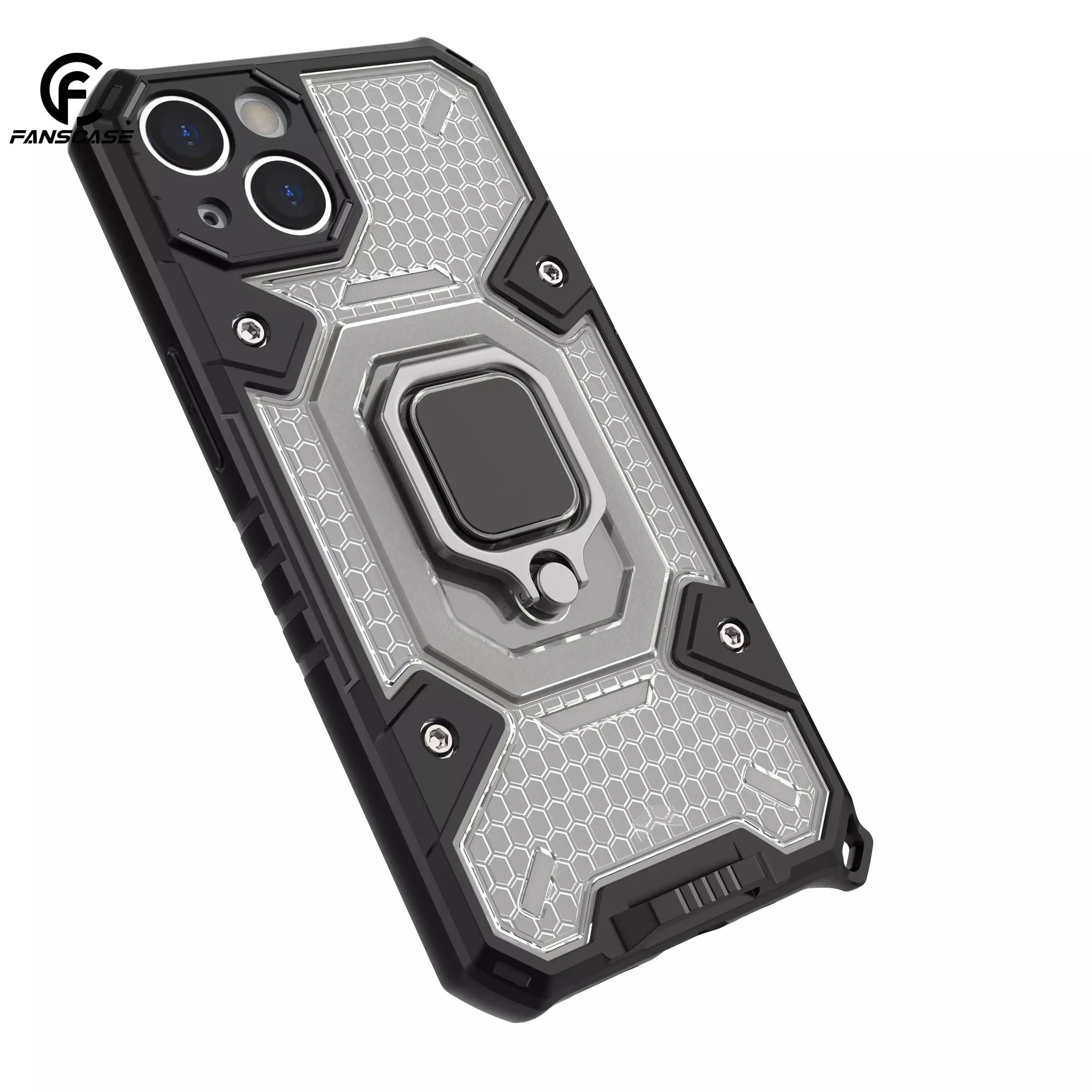 Чехол бампер для Xiaomi Redmi 9A Anomaly Ring Hybrid Grey (Серый)