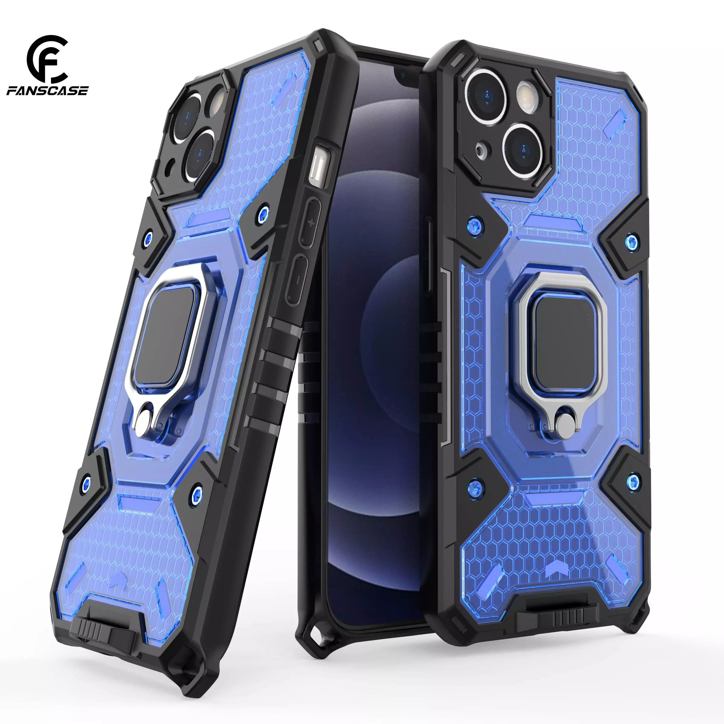 Чехол бампер для Xiaomi Redmi 9A Anomaly Ring Hybrid Blue (Синий)