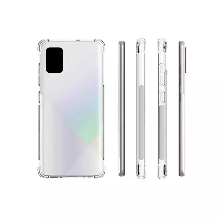 Противоударный чехол бампер для Xiaomi Poco M4 Pro Anomaly Rugged Crystall Transparent (Прозрачный)