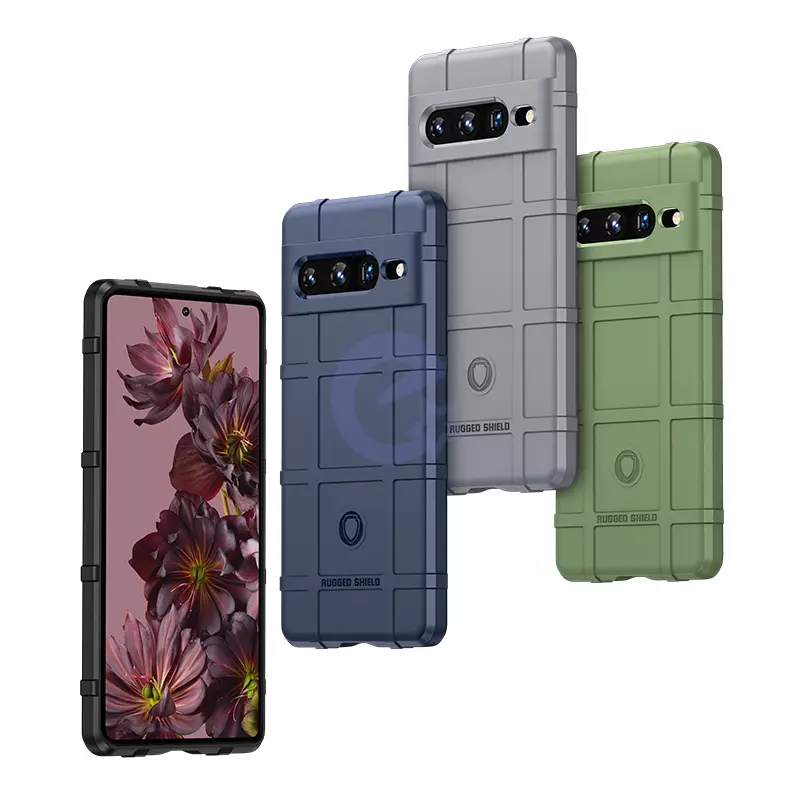 Противоударный чехол бампер для Google Pixel 7 Pro Anomaly Rugged Shield Blue (Синий)