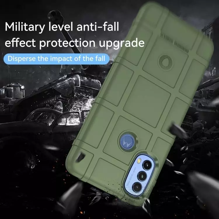 Противоударный чехол бампер для Motorola Moto E20 / E30 / E40 Anomaly Rugged Shield Black (Черный)