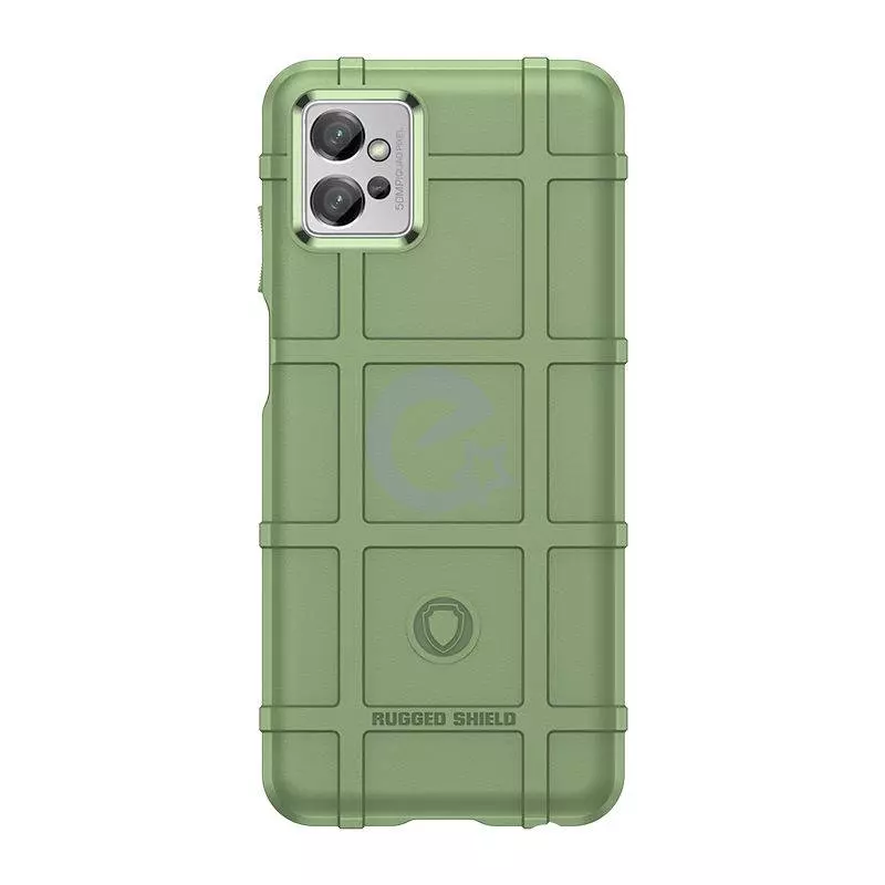 Противоударный чехол бампер для Motorola Moto G73 Anomaly Rugged Shield Green (Зеленый)