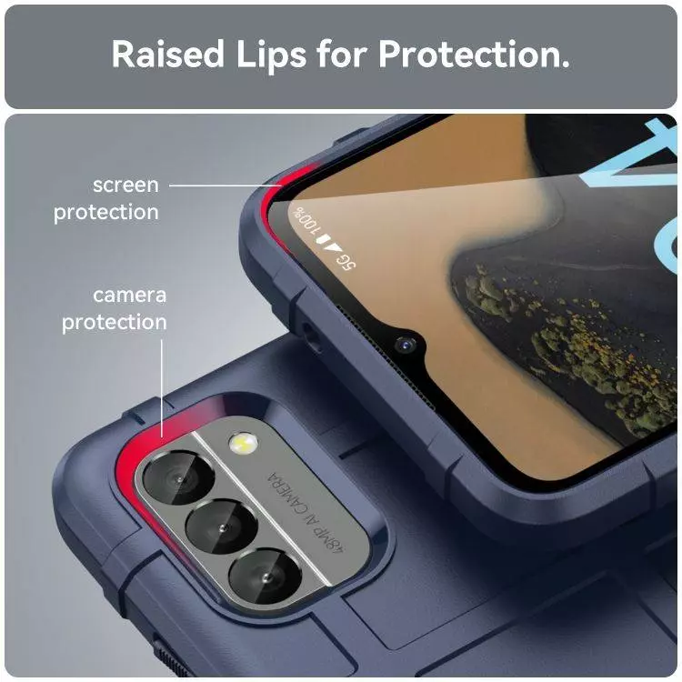 Противоударный чехол бампер для Huawei Nova Y61 Anomaly Rugged Shield Green (Зеленый)
