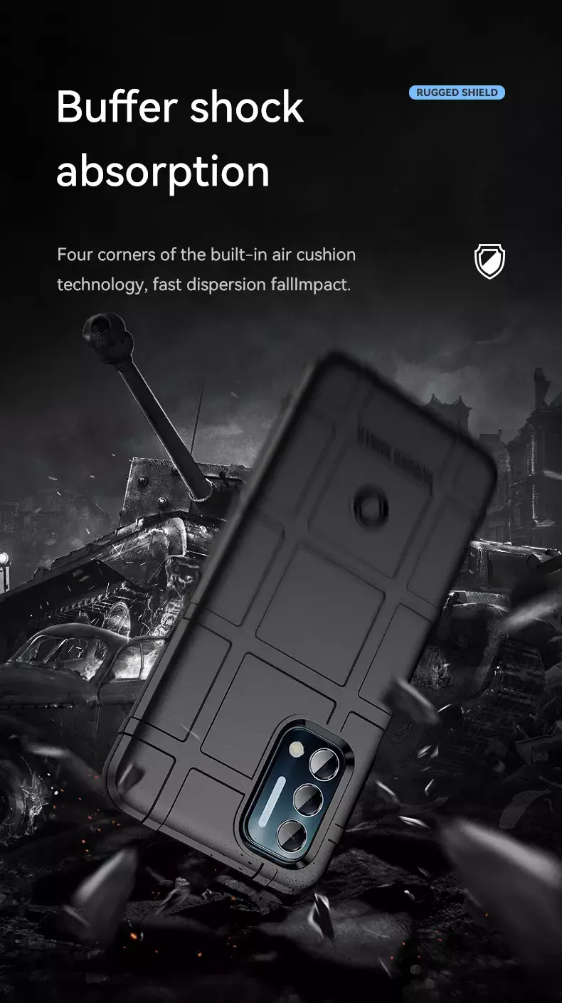 Противоударный чехол бампер для Nokia X30 Anomaly Rugged Shield Black (Черный)