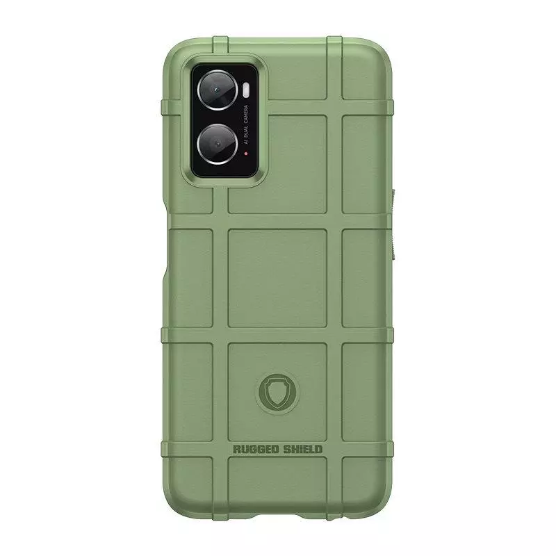 Противоударный чехол бампер для Realme 10 Pro Plus Anomaly Rugged Shield Green (Зеленый)