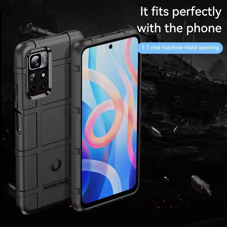 Протиударний чохол бампер для Xiaomi Poco X3 GT / Redmi Note 10 Pro 5G Anomaly Rugged Shield Black (Чорний)