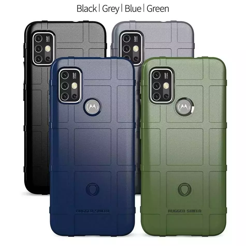 Противоударный чехол бампер для Motorola Moto G52 Anomaly Rugged Shield Blue (Синий)