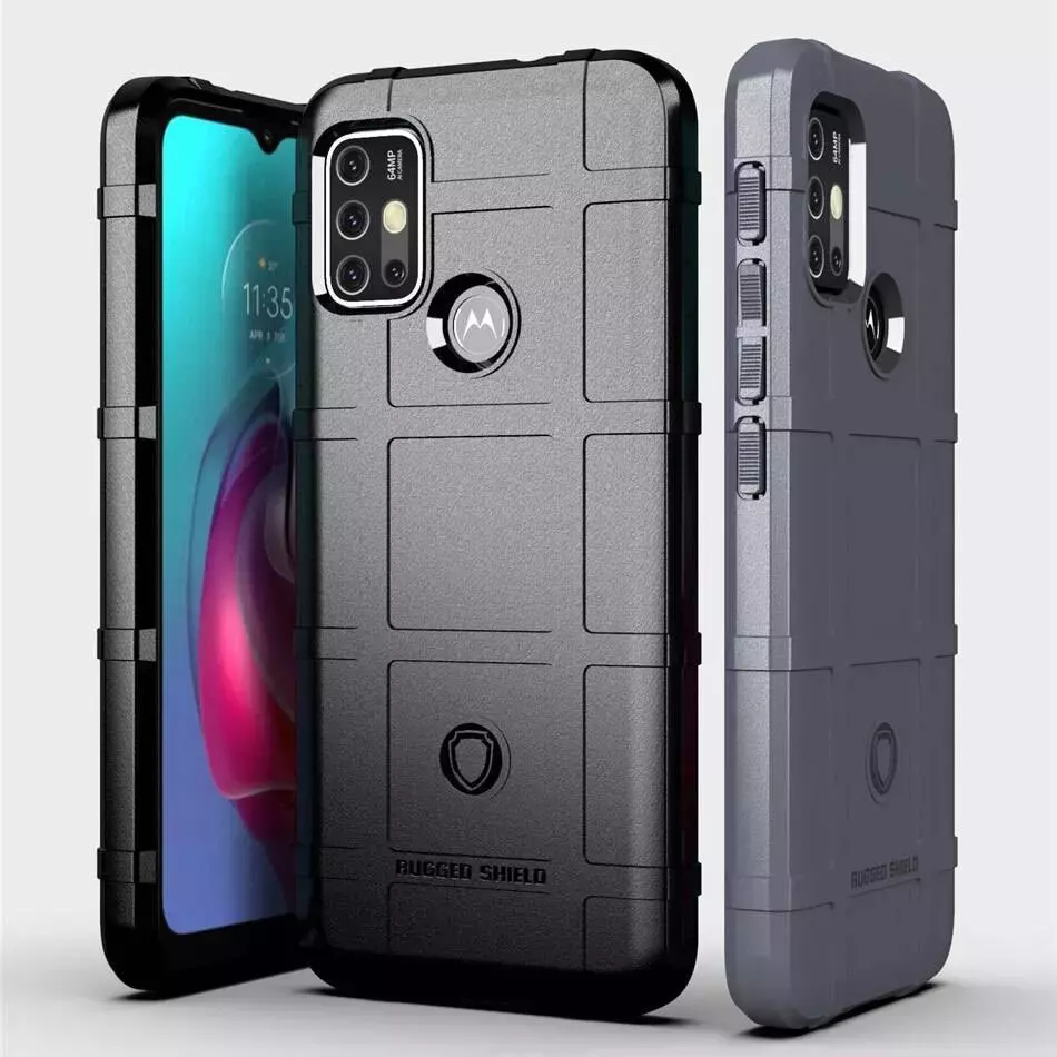 Противоударный чехол бампер для Motorola Moto G51 5G Anomaly Rugged Shield Grey (Серый)