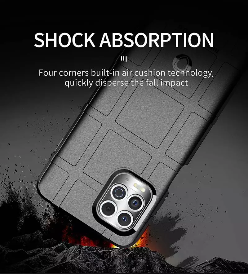 Противоударный чехол бампер для Motorola Moto G Stylus 5G Anomaly Rugged Shield Black (Черный)