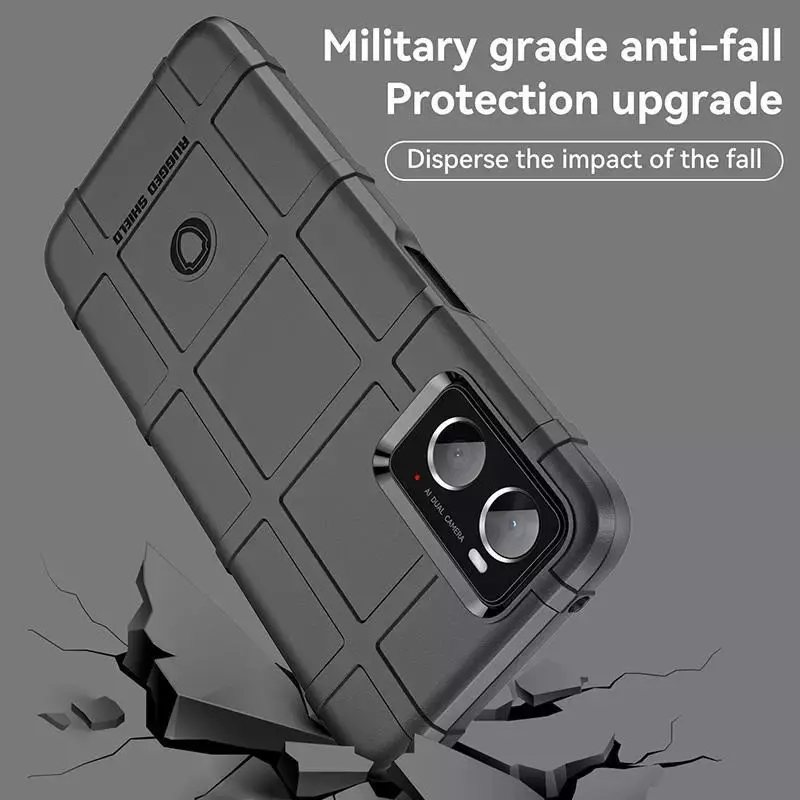 Протиударний чохол бампер для vivo V25e Anomaly Rugged Shield Gray (Сірий)