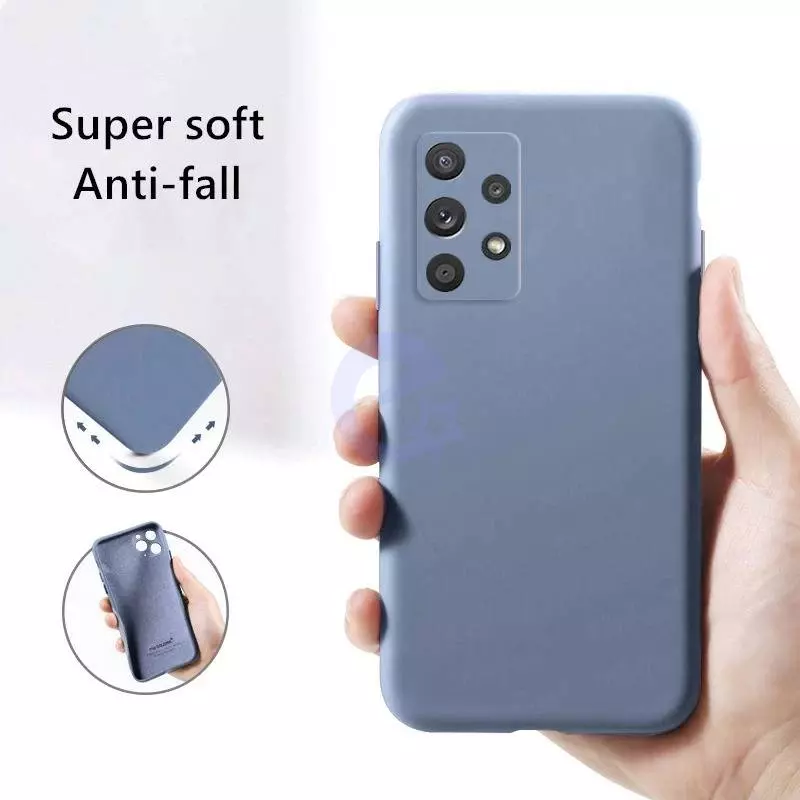 Чехол бампер для Samsung Galaxy A22 5G Anomaly Silicone (с микрофиброй) Red (Красный)