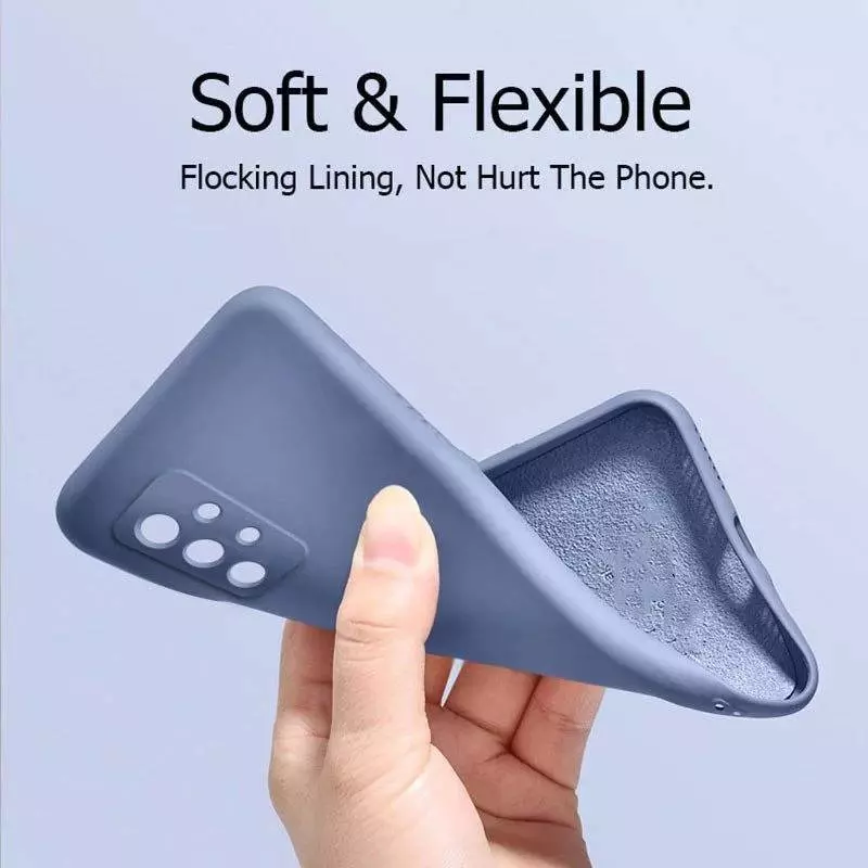 Чохол бампер для Samsung Galaxy A53 5G Anomaly Silicone (з мікрофіброю) Light Purple (Світло Пурпурний)