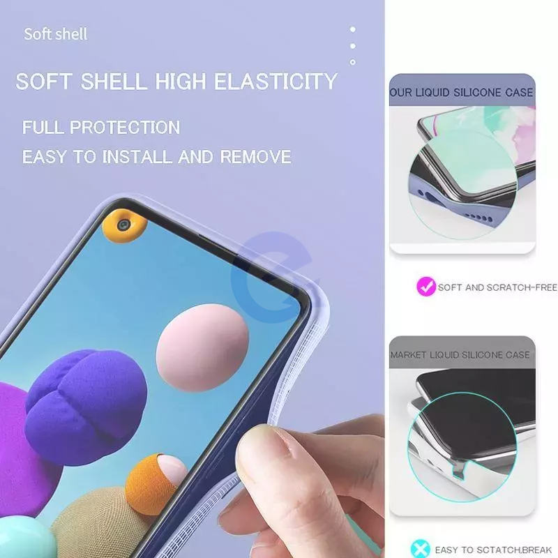 Чохол бампер для Motorola Moto G22 / E32 Anomaly Silicone (з мікрофіброю) Red (Червоний)