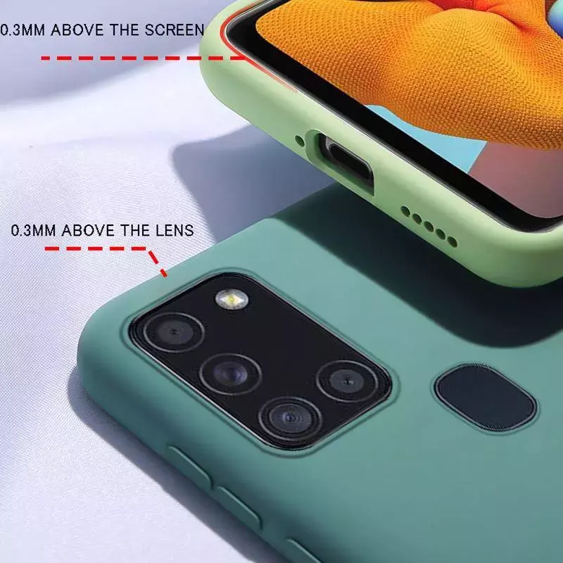 Чехол бампер для Motorola Moto G51 5G Anomaly Silicone (с микрофиброй) Light Green (Светло Зеленый)