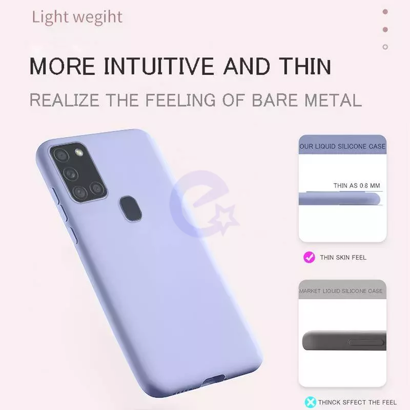 Чехол бампер для Motorola Moto G51 5G Anomaly Silicone (с микрофиброй) Light Purple (Светло Пурпурный)