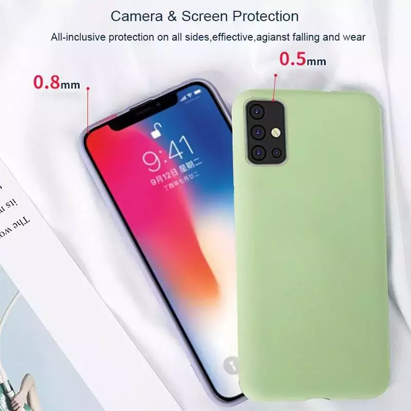 Чохол бампер для Oppo A17 Anomaly Silicone (з мікрофіброю) Light Purple (Світло Пурпурний)