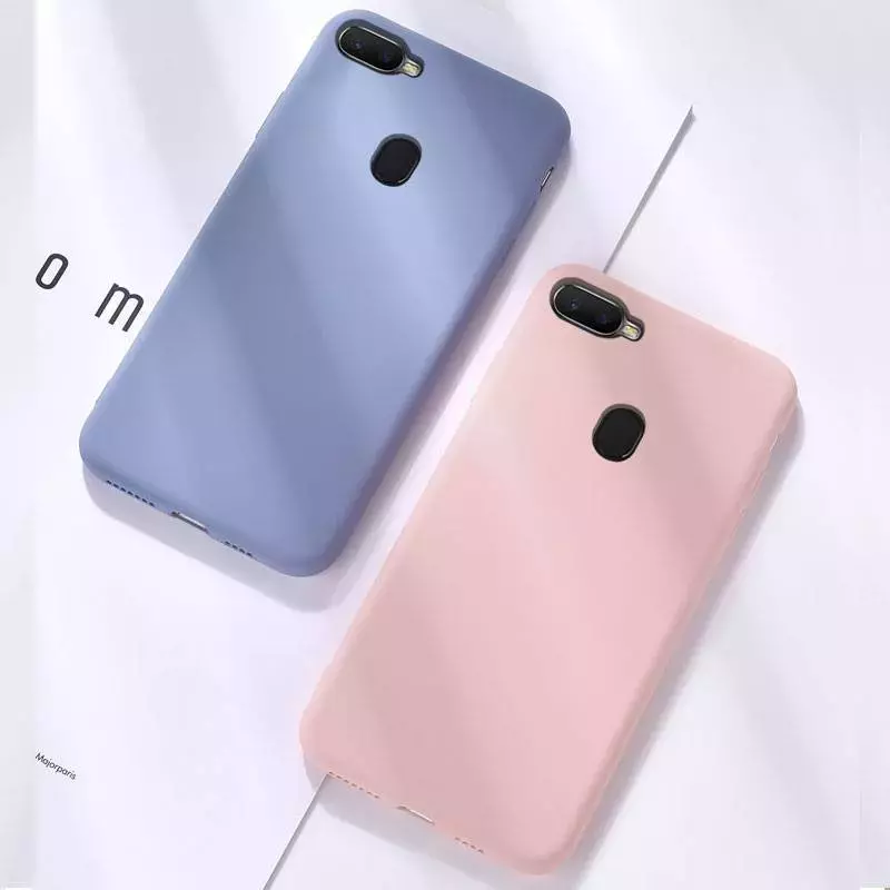 Чохол бампер для Oppo A17 Anomaly Silicone (з мікрофіброю) Light Purple (Світло Пурпурний)