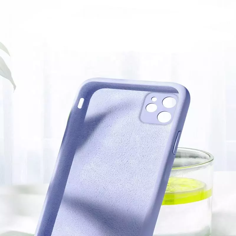 Чехол бампер для Oppo A57 / A57s Anomaly Silicone (с микрофиброй) Purple (Пурпурный)