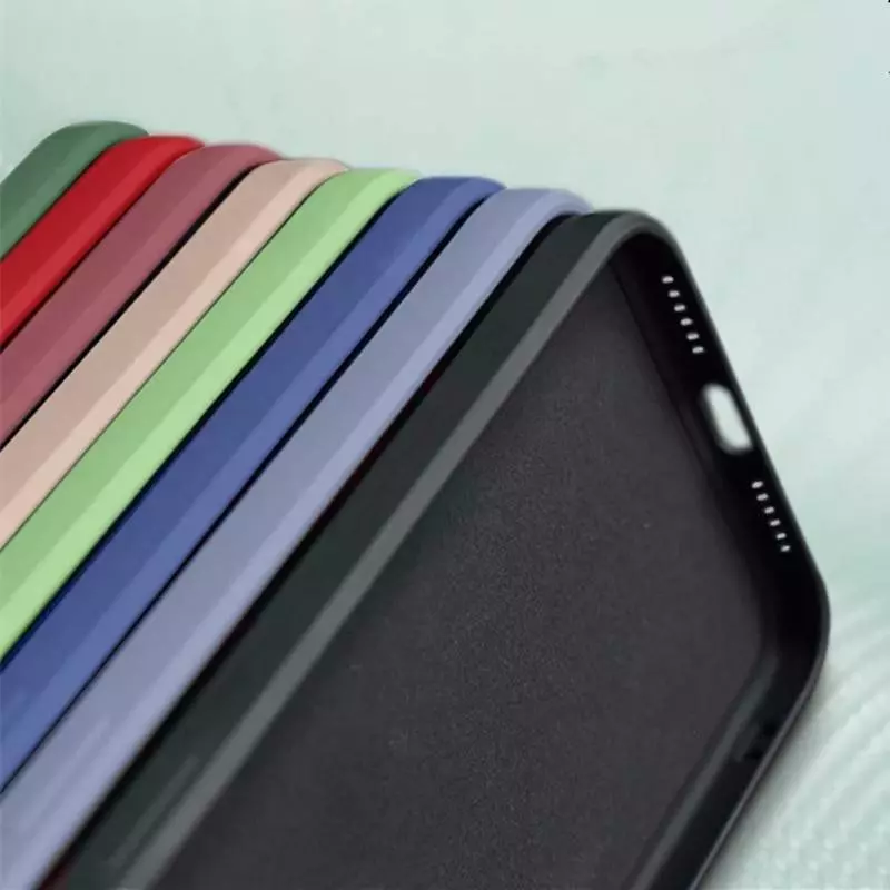 Чехол бампер для Vivo Y02s Anomaly Silicone (с микрофиброй) Red (Красный)