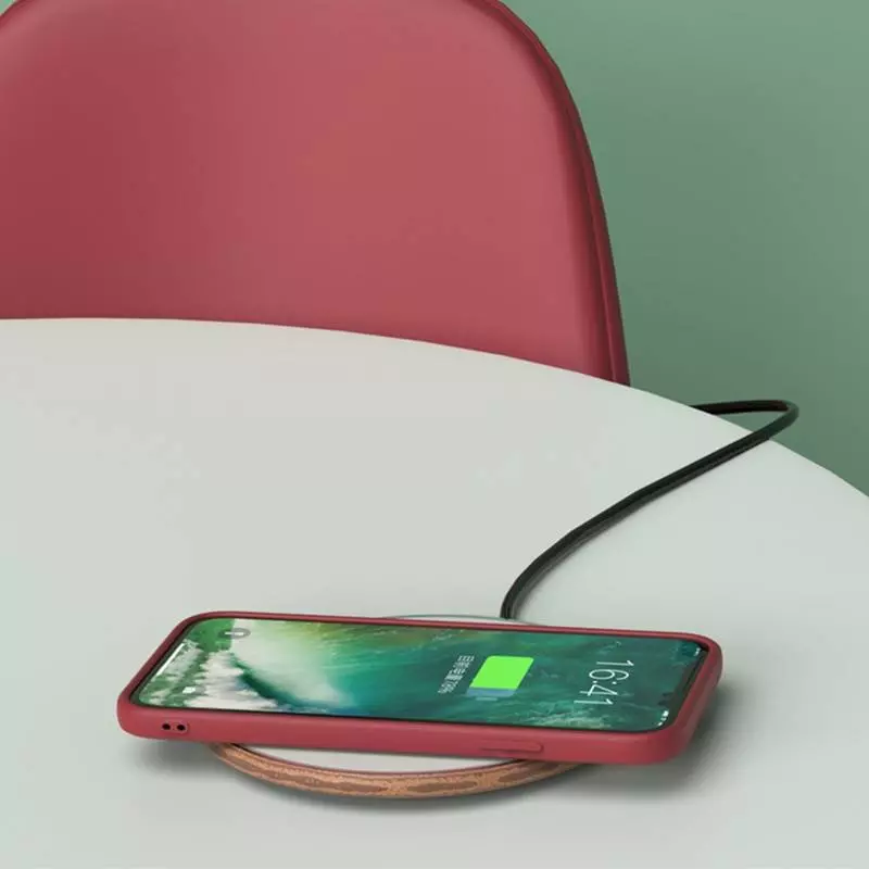 Чехол бампер для Vivo Y02s Anomaly Silicone (с микрофиброй) Red (Красный)