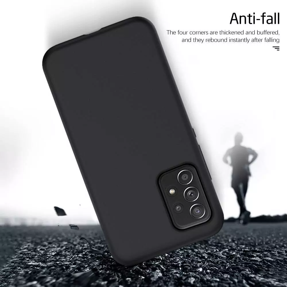 Чохол бампер для Samsung Galaxy A13 Anomaly Silicone (з мікрофіброю) Red (Червоний)