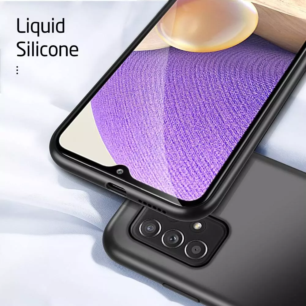 Чохол бампер для Samsung Galaxy A13 Anomaly Silicone (з мікрофіброю) Red (Червоний)