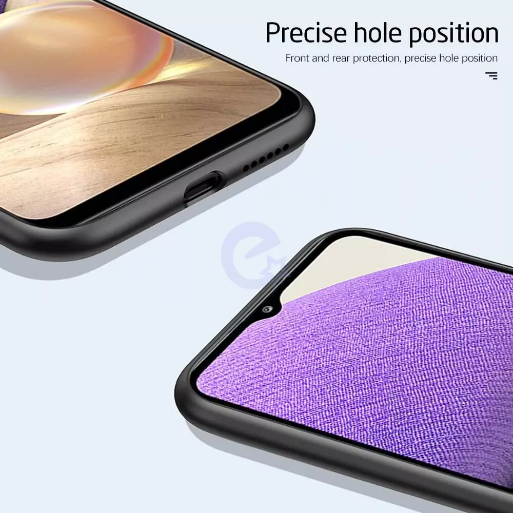 Чехол бампер для Samsung Galaxy A23 5G / Galaxy A23 Anomaly Silicone (с микрофиброй) Purple (Пурпурный)