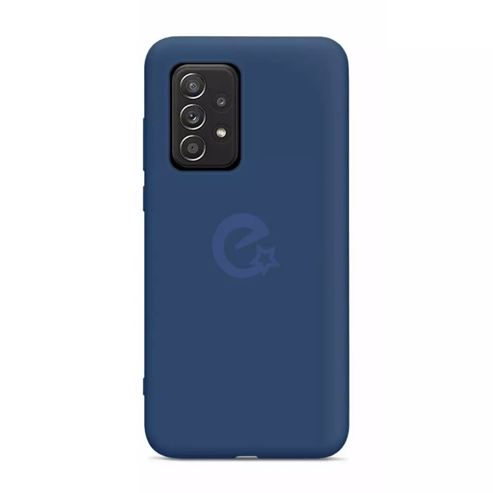 Чехол бампер для Samsung Galaxy A23 5G / Galaxy A23 Anomaly Silicone (с микрофиброй) Blue (Синий)