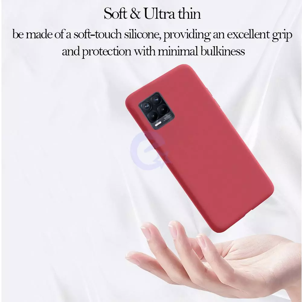 Чохол бампер для Realme C21Y / C25Y / C21 Anomaly Silicone (з мікрофіброю) Camellia (Камелія)