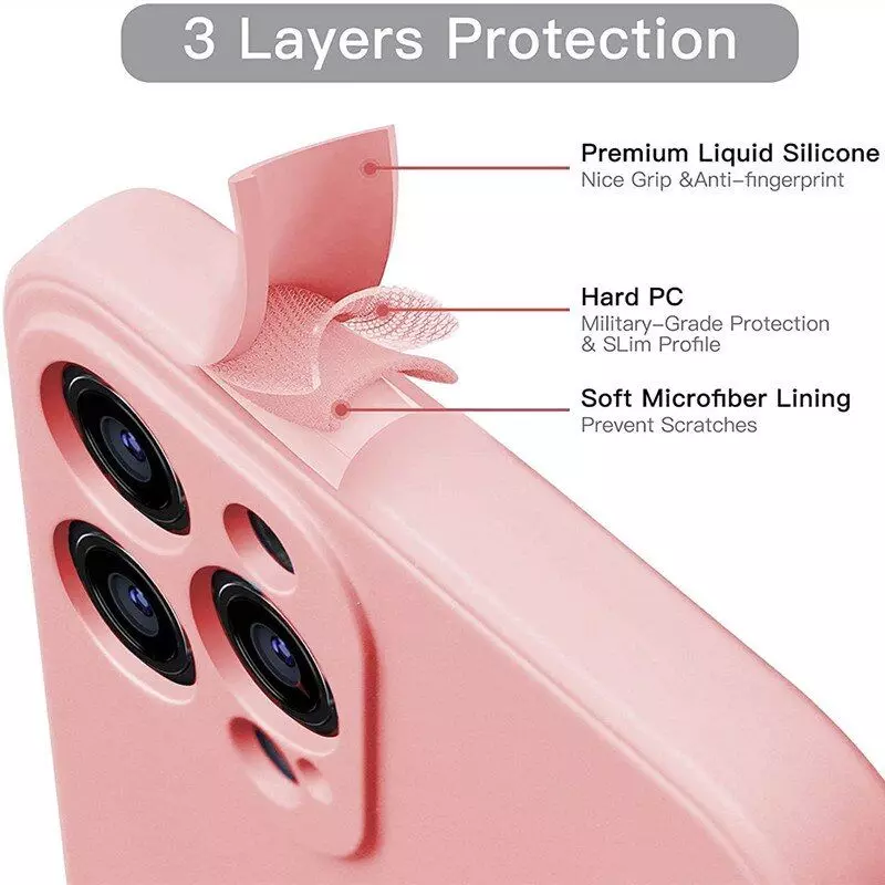 Чохол бампер для iPhone 14 Anomaly Silicone (з мікрофіброю) Light Green (Світло зелений)