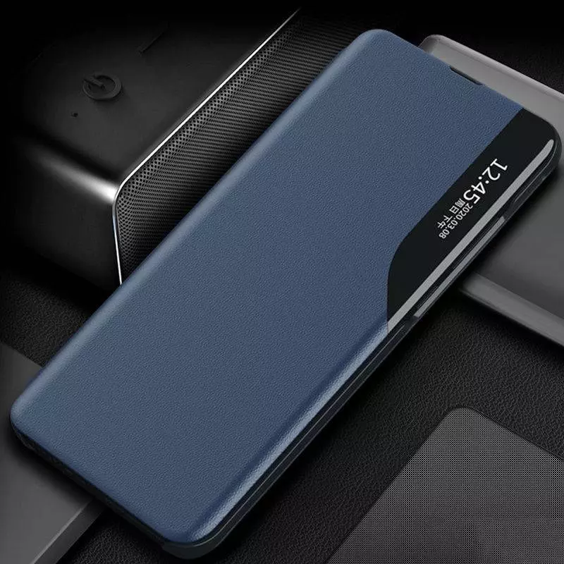Интерактивная чехол книжка для Samsung Galaxy A73 5G Anomaly Smart View Flip Blue (Синий)
