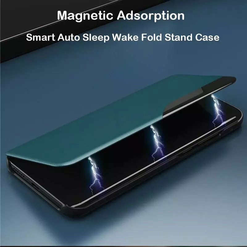 Інтерактивна чохол книжка для Samsung Galaxy A53 5G Anomaly Smart View Flip Green (Зелений)