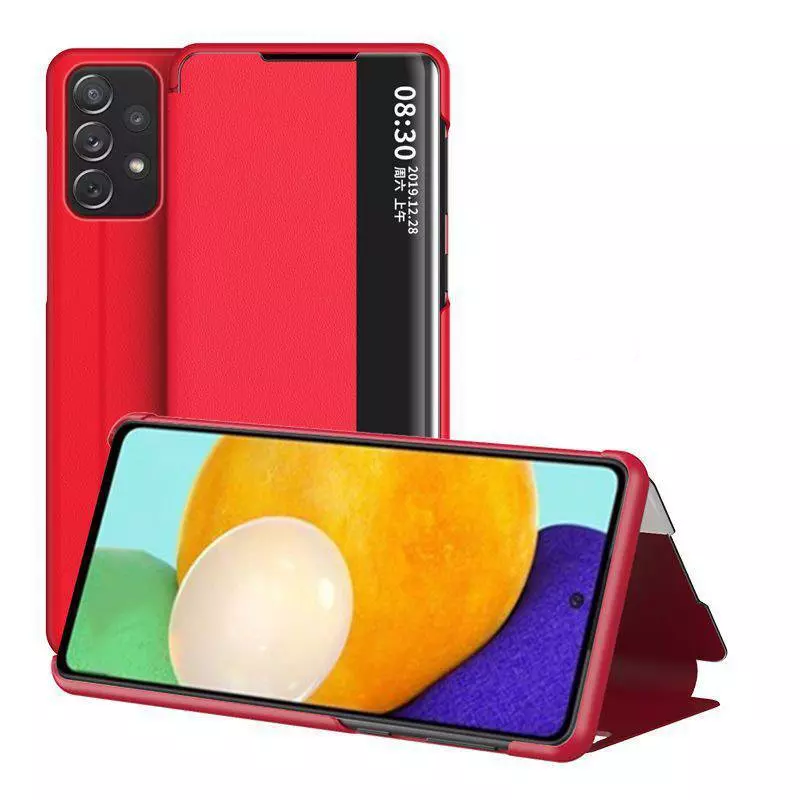 Интерактивная чехол книжка для Samsung Galaxy A53 5G Anomaly Smart Window Red (Красный)