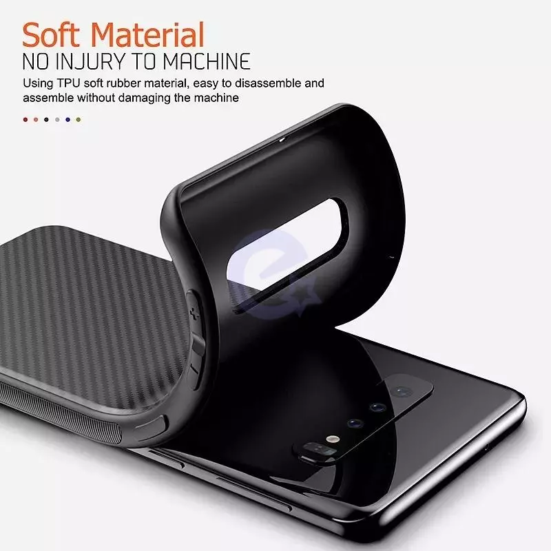 Чохол бампер для Samsung Galaxy S23 Plus Anomaly TPU Carbon Black (Чорний)