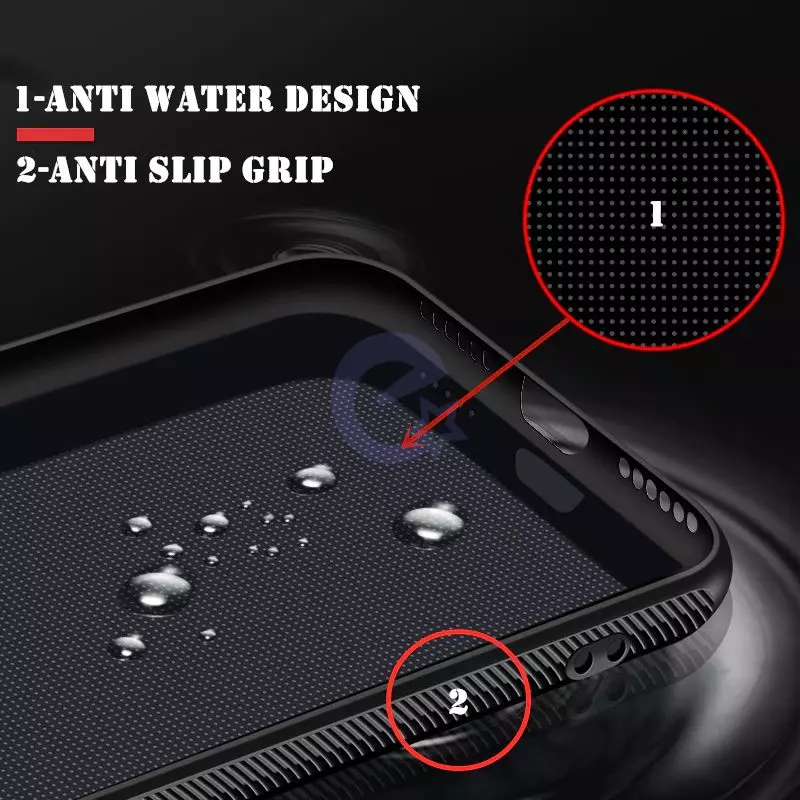 Чехол бампер для iPhone 13 Pro Anomaly TPU Carbon Black (Черный)