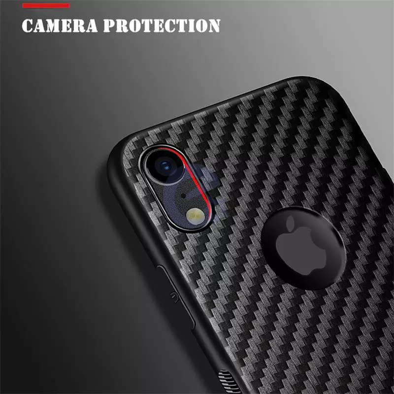Чехол бампер для iPhone 13 Pro Anomaly TPU Carbon Black (Черный)