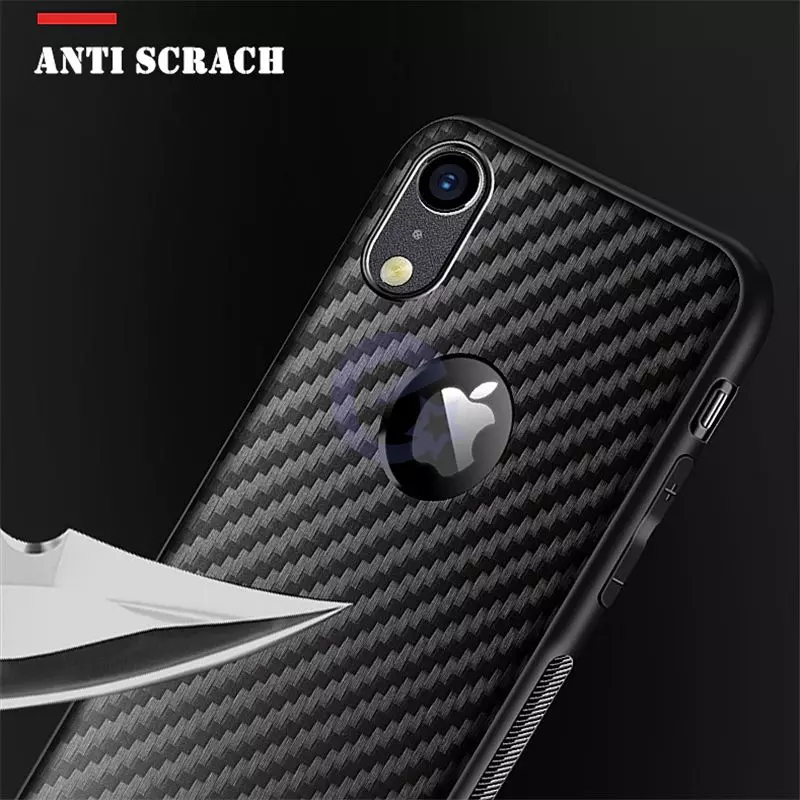 Чехол бампер для Samsung Galaxy S22 Ultra Anomaly TPU Carbon Black (Черный)